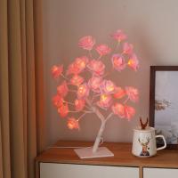 Lámpara De Rosas Con 24 LED Decoración De Mesa Para Bodas Día De La Madre San Valentín Regalo Para Niñas Y Madres Adorno De Árbol De Luz Atmosférica - details 4