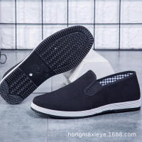 Zapatos Casuales Para Hombre Mocasines De Lona Cómodos Y Antideslizantes Para Caminar Tenis Sueltos Transpirables Con Suela De Goma Adecuados Para Verano - details 7