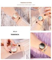 Reloj De Cuarzo Para Mujer Hannah Martin Diseño Original Con Mariposa 3D En Oro Rosa Cuerda De Acero Inoxidable Resistente Al Agua Y Al Choque - details 8