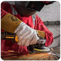 Taladro De Ángulo Inalámbrico Electric Goddess 125mm DCG405 Con Corte De Metal Y Madera Y Lijadora Para Baterías Dewalt 20V Motor Sin Escobillas - details 2
