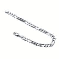 Pulsera FINA de Oro de 18K para hombre y Mujer, brazalete bonito y Noble, abalorio de moda, Cadena de 8mm Y 20cm, joyería, Gift De Fiesta de Boda - details 2
