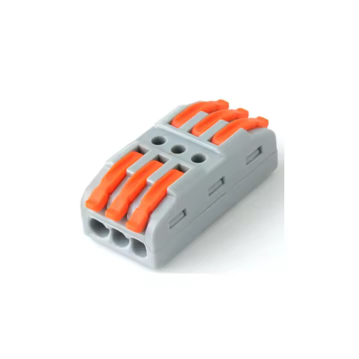 LED7 - Clema rápida 3 cables Pack de 10 Unidades - 1