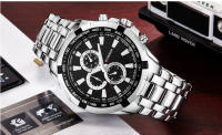 Reloj De Pulsera De Acero Inoxidable CURREN 8023 Para Hombre Resistente Al Agua Y Shock Con Display Numeral Luminoso Y Clavija De Muñeca Estilo Militar Deportivo - details 8