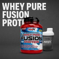 Proteína Whey Fusion Amix Nutrition 1 Kg - Sabor Coco-Chocolate + SHAKER REGALO - details 1
