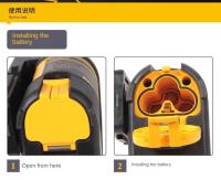 Laser Verde DEWALT DW088CG Nivel Automático De Precisión Alta Con Línea Cruzada Para Electricidad Y Reparaciones Domésticas - details 4