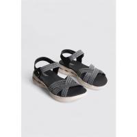 Amarpies ABZ28656 Sandalias De Cuña Mujer Negro - details 0