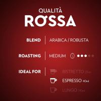 Lavazza Qualitá Rossa 60 Cápsulas Compatibles con las Máquinas de Nespresso* Café Original, con Notas Aromáticas de Chocolate y Frutos Secos, Arábica y Robusta, Intensidad 10/13, Tueste Medio, 2 Paquetes de 30 Capsulas - details 3