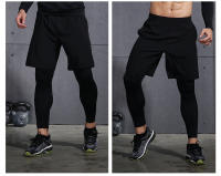 Pantalones De Compresión VANSYDICAL Para Hombre Con Cinturón Elástico Y Rayas Reflectantes Tights De Running Y Gimnasio - details 22