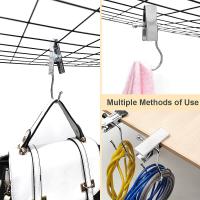 Ganchos para Colgar Botas, paquete de 8 Ganchos para Ropa, pinzas para Colgar Ropa, Organizer de ropa portátil de Maple inoxidable, soporte para pantalones para Viajes - details 3