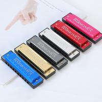 Harmonica Profesional Para Principiantes Con 10 Agujeros Y 20 Tonos En Color C Con Estuche Ideal Para Amantes De La Música Regalo De Navidad - details 1