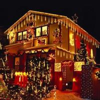Luces De Lluvia De Meteoros Solares Impermeables Para Jardín Y Árbol De Navidad 8 Tubos Decoración De Fiesta De Navidad Boda Y Festivales - details 12