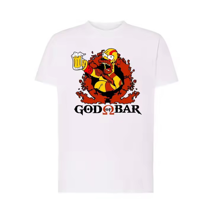 Camiseta God of Bar - Series de TV, Películas - Algodón, Unisex - 1