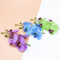 4Pcs Accesorios De Decoración Para El Hogar Hojas Silvestres Y Mariposas En Orchidáceas Silkenvas Para Decoración Del Hogar Flores Artificiales - details 17