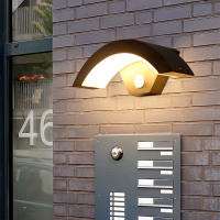 Lámpara De Pared Exterior Impermeable IP65 Con Sensor De Movimiento Radar Iluminación Exterior Para Porche Balcón Jardín Vestíbulo Luz Moderna LED Sin Ajuste Dimmer - details 0