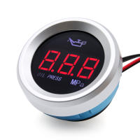 Gauge De Temperatura De Agua 52mm Para Coche Con Pantalla Digital LED Y Función De Alarma Medidor De Nivel De Combustible Voltímetro Y Presión De Aceite - details 6