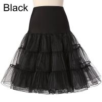 Free Short Organza Petticoat Crinoline Para Vestidos De Boda Vintage Y Rockabilly underneath El Tutú De Halloween Material Lycra Origin Mainland China - details 2