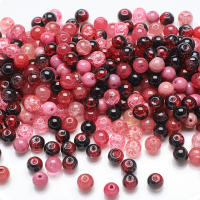 100Pcs 8mm Perlas De Vidrio Cristal Mixed Con Rotura Natural Para Hacer Joyería DIY Pulseras Collares Accesorios De Manualidades - details 12