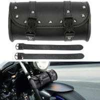 Bolsa De Sillín De Motocicleta De Cuero PU Para Harley Chopper Bobber Cruiser Sportster XL 883 1200 Bolsa De Herramientas Delantero Y Trasero - details 16