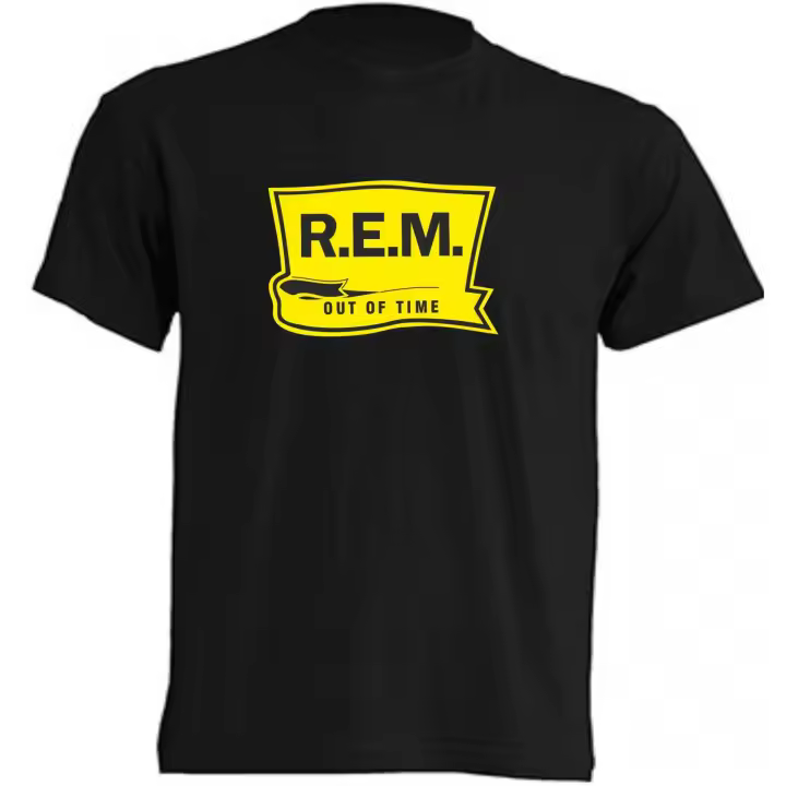 Camiseta R.E.M.- | Algodón | Manga Corta - Tejido tubular, sin costuras laterales. - Punto liso - 1