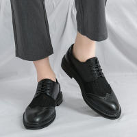 Zapatos Derbys Para Hombre En Cuero Patentado Blanco Formal Clásico Y Moderno Para Fiesta Y Negocios Zapatos Largos De Diámetro Medio - details 12