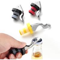 Taponadores De Vino Reutilizables 6/8pcs Silicone Vacío Expansión Manual Sellador De Botella De Bebida Tapa De Vino De Corcho - details 2