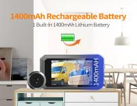 Cámara De Visión Eléctrica Para Puerta Con Anillo Video 3.97 Pulgadas Grabación Automática Vistas Nocturnas Seguridad Doméstica - details 5
