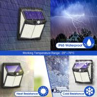 Luces Solares para Exterior, 238 Luces Solares de Seguridad LED Y 3 Modos Sensor de movimiento Ángulo de 270 ° IP65 Luz de pared solar impermeable (2 Unidades) [Clase de eficiencia energética A ++] - details 4