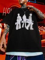 Camiseta De Verano Para Hombre Con Estampado Y2k Suave Y Elástica De Poliéster Manga Corta Tee Gráfico De Calle Cuidado Facil - details 0