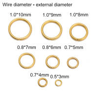 Anillos Abiertos De Acero Inoxidable 50-200pcs 3-10mm Anillos Split Conector Para Accesorios De Joyería Suministros De Enlaces - details 2
