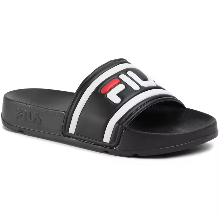 Fila, Morro Bay 2.0, Chancla, Sportwear, Playa, Piscina, Suela de Caucho, Niño, Negro, 1010934_25Y// - 1