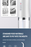 Irrigador Oral Eléctrico Portátil Limpiador Dental Con 4 Cabezales Y 3 Modos De Uso Recargable Fregador De Dientes Jet De Agua - details 6