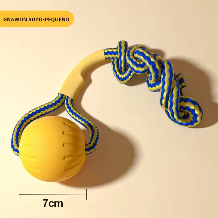 Juguetes Para Perros Disco Volador Interactivo Anti-Mordedor Atractivo Para Masticar Agresivo Suministros De Entrenamiento De Anillo Flotante Para Mascotas - 1