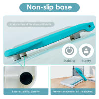 Cortadora De Papel Compacta Y Portátil 6 Pulgadas Antideslizante Trimmer Curvo Para Proyectos Artesanales Y Oficina - details 1