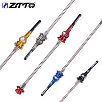 ZTTO Skewer De Llanta De Bicicleta MTB De Aluminio Ultraligero De Titanio 52g Quick Release 9mm 5mm 100 135mm Para Disc Brake - details 1
