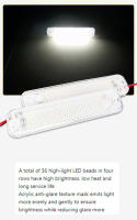 Luz De Lectura Para Coche LED Luz De Maletero Interior Con Interruptor Para Furgoneta Camión RV Y Barco 2pcs Universal 12V/24V - details 7