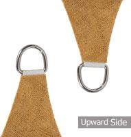 La Sombra rectangular Vela Los 2x3m, Pction ULTRAVIOLETA respirable del sombrero El 98% de la sombra del HDPE Para La Terraza del Jardín(Beige) - details 1
