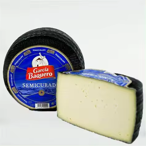 Queso Semicurado Mezcla Mini Madurado 930 g - Delicioso queso semicurado de marca GARCIA BAQUERO en formato mini, elaborado con una mezcla exquisita y madurado a la perfección. ¡Ideal para disfrutar en cualquier ocasión! - 1