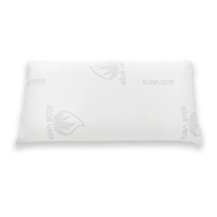 Almohada viscoelástica, Funda con Cremallera con Tejido Aloe Vera  Termo regulable, Ergonómica, garantizando Confort y un Gran Descanso - 1