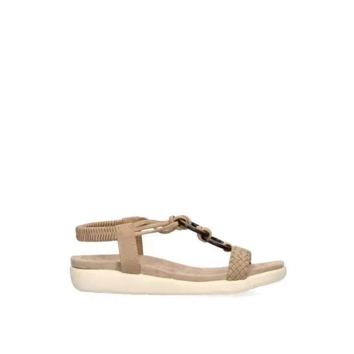 Sandalia ARMONY 41002 Beige - Suela Plana - Mujer - 1