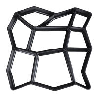 Molde De Plástico Para Pista De Concreto DIY Mejor Calificación Schimmel Para Jardín Patio Oprit Piso De Tierra Color Negro - details 2