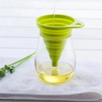 Funel De Silicona Plegable Para Rellenar Botellas Funel De Cocina De Grado Alimenticio TPR Funel Colapsable Gadgets De Cocina Relleno De Aceite - details 1
