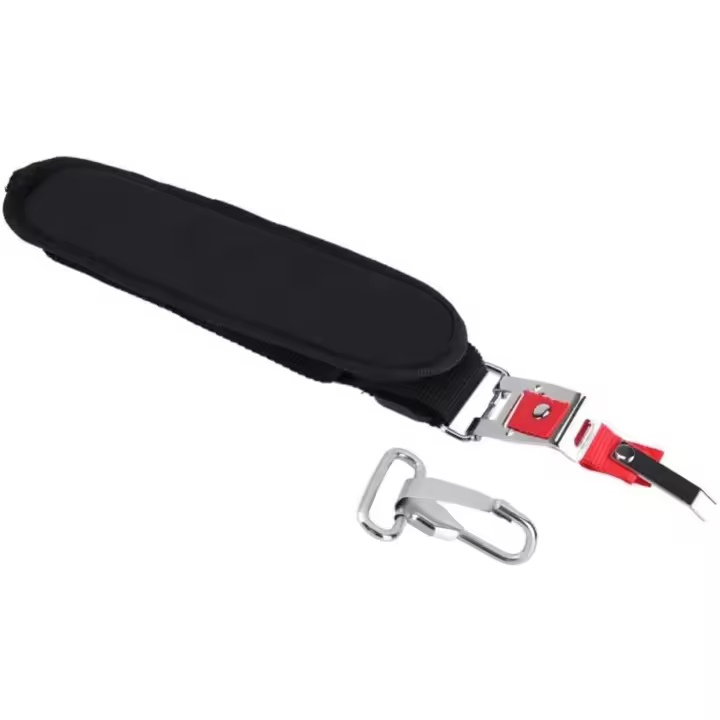 Arnés de Correa de hombro ajustable con Gancho para desbroadadora, cortadora de Hilo, Correa de hombre Negra, accesorio duradero para cortacesped, cortadora de Cuchillo - 1