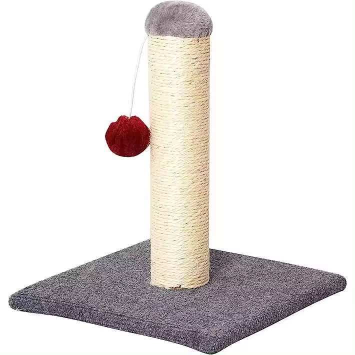 UNUSUAL- Poste rascador para Gatos Rascador para Gato Postes rascador para Gatos de 27 x 27 x 32 cm Pelota Colgantes - 1