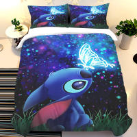 Juego De Sábanas Lilo Y Stitch 3pcs 100% Poliéster Sin Relleno Para Niños Y Niñas Diseño De Stitch Cama De Poliéster - details 35