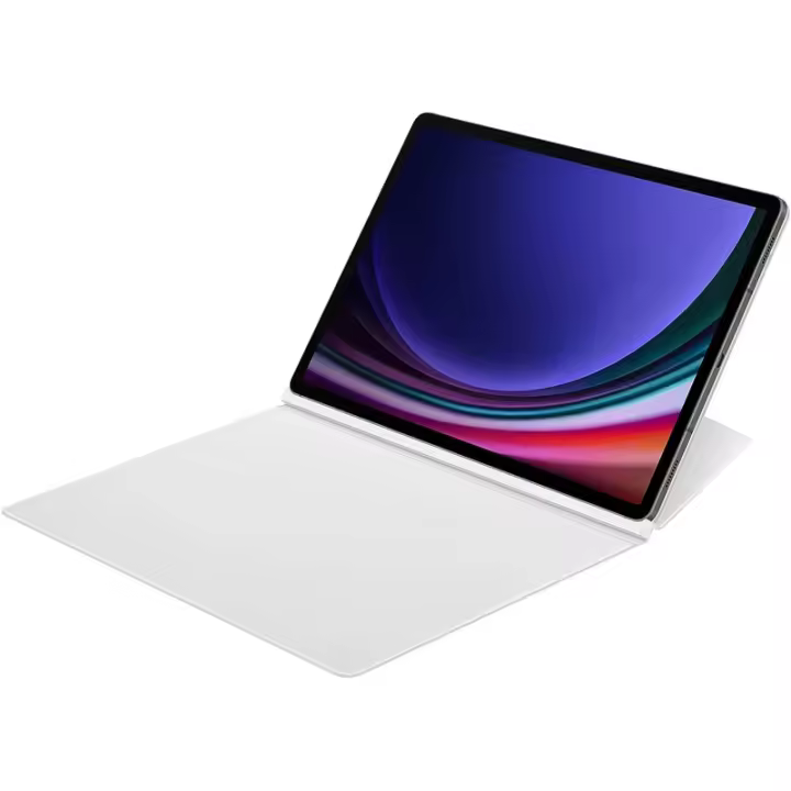 Funda tipo libro inteligente para Samsung Galaxy Tab S9+, color blanco - 1