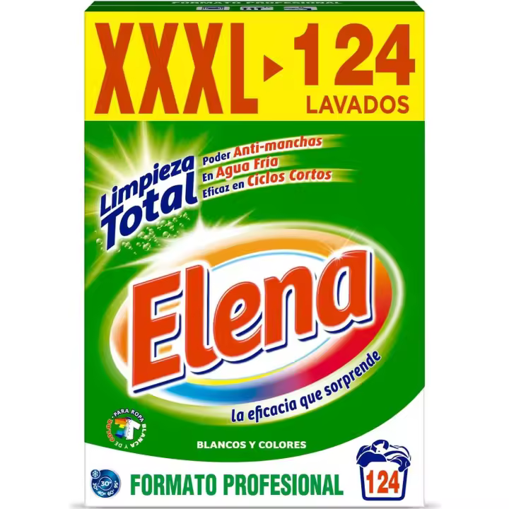 Detergente en polvo para la lavadora Elena - 124 lavados - 1