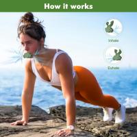 Dispositivo de ejercicio respiratorio, dispositivo de entrenamiento respiratorio guiado portátil compacto, muy adecuado para deportes, espectáculos, cantantes, excursionistas, yoga, escaladores - details 3