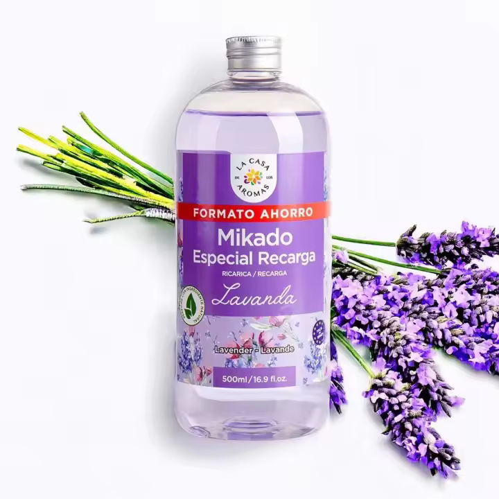 PANDAHOME Ambientador Mikado Reposición 500ML – Recarga de Aroma Natural y Equilibrado - 1