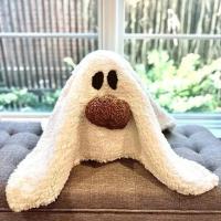 Cojín De Peluche Gus El Fantasma Con Calabaza Muñeco De Halloween Accesorios Para Coche Regalos Kawaii Tamaño Aproximado 25cm Para Adultos - details 1