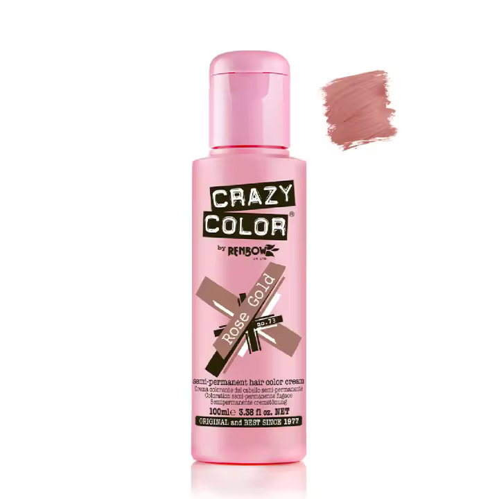 Tinte Semi Permanente sin Amoniaco 100ml: 73 -  Rose Gold - Crazy Color - 1